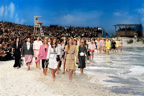 chanel grand palais 2018 beach|Chanel resort paris.